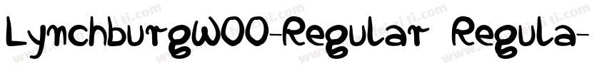 LynchburgW00-Regular Regula字体转换